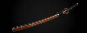 blade sheathed in a saya nyt